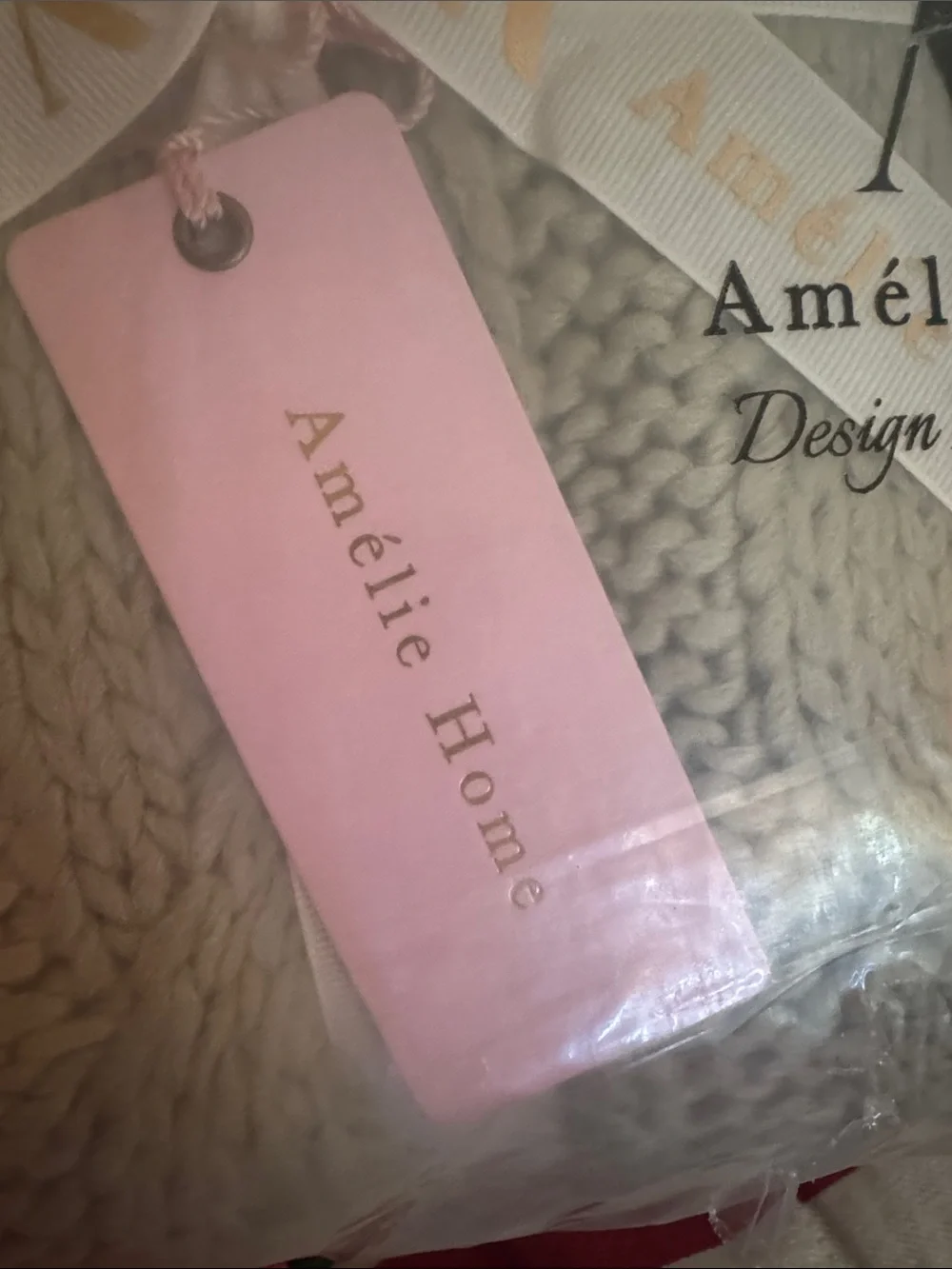 Cream Cable Knit Throw Blanket - Soft Neutral Accent